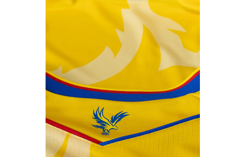 Macron Crystal Palace 2024 - 25 Authentic Away Jersey - Yellow/Royal Blue