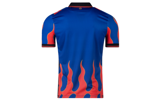 Macron FC Basel 2024- 25 Authentic Home Jersey - Red/Royal Blue/Gold