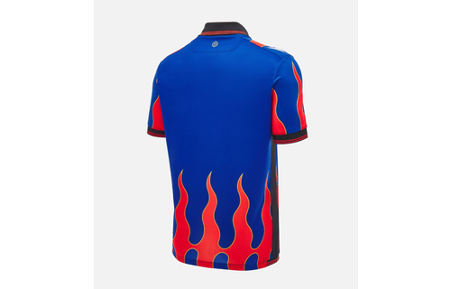 Macron FC Basel 2024- 25 Authentic Home Jersey - Red/Royal Blue/Gold