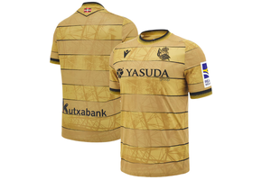 Macron Real Sociedad 2024 - 25 Authentic Away Jersey - Gold