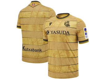 Macron Real Sociedad 2024 - 25 Authentic Away Jersey - Gold