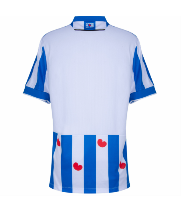 Macron Macron SC Heerenveen 202\4 - 25 Authentic Home Jersey - White/Loyal Blue/Red