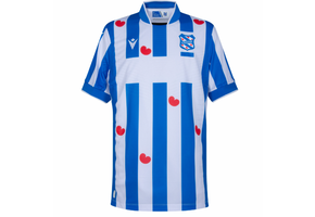 Macron SC Heerenveen 202\4 - 25 Authentic Home Jersey - White/Loyal Blue/Red