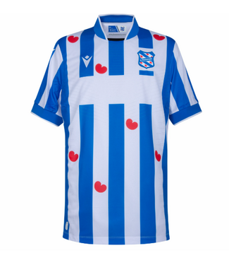 Macron Macron SC Heerenveen 202\4 - 25 Authentic Home Jersey - White/Loyal Blue/Red