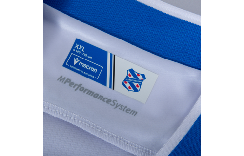 Macron SC Heerenveen 202\4 - 25 Authentic Home Jersey - White/Loyal Blue/Red