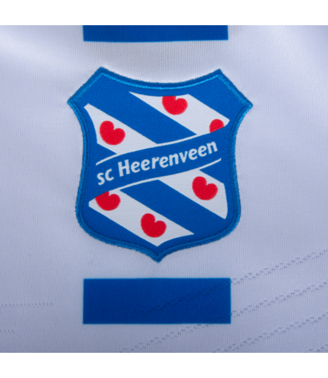 Macron Macron SC Heerenveen 202\4 - 25 Authentic Home Jersey - White/Loyal Blue/Red