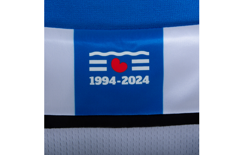 Macron SC Heerenveen 202\4 - 25 Authentic Home Jersey - White/Loyal Blue/Red