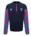 Macron Macron Crystal Palace 2024 - 25 Authentic 1/4 Zip Training Top - Navy Blue/Red