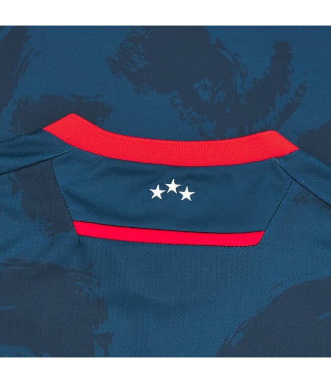 Macron Macron Red Star Belgrade 2024 - 25 Authentic Away Jersey - Forest Green/Red