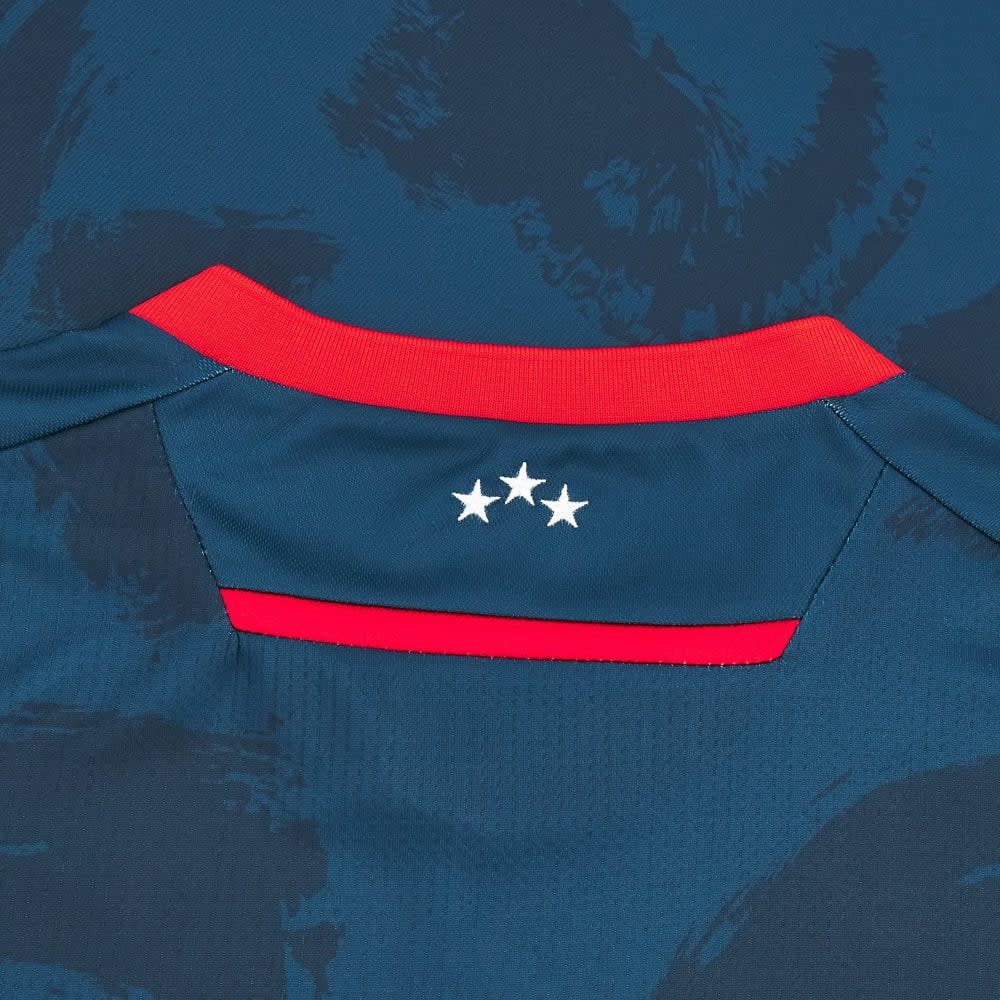 Macron Red Star Belgrade 2024 - 25 Authentic Away Jersey - Forest Green/Red