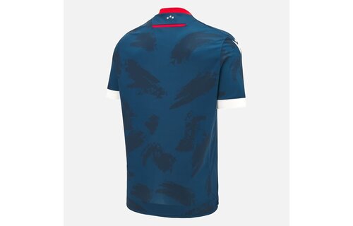 Macron Red Star Belgrade 2024 - 25 Authentic Away Jersey - Forest Green/Red