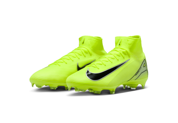 Nike Zoom Mercurial Superfly 10 PRO FG Mad Voltage Soccer Cleats - Volt/Black