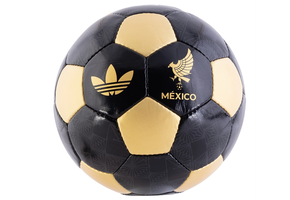 adidas Mexico FMF 2024 Originals Retro Soccer Ball -Black/Gold