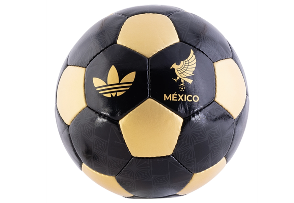 adidas Mexico FMF 2024 Originals Retro Soccer Ball -Black/Gold