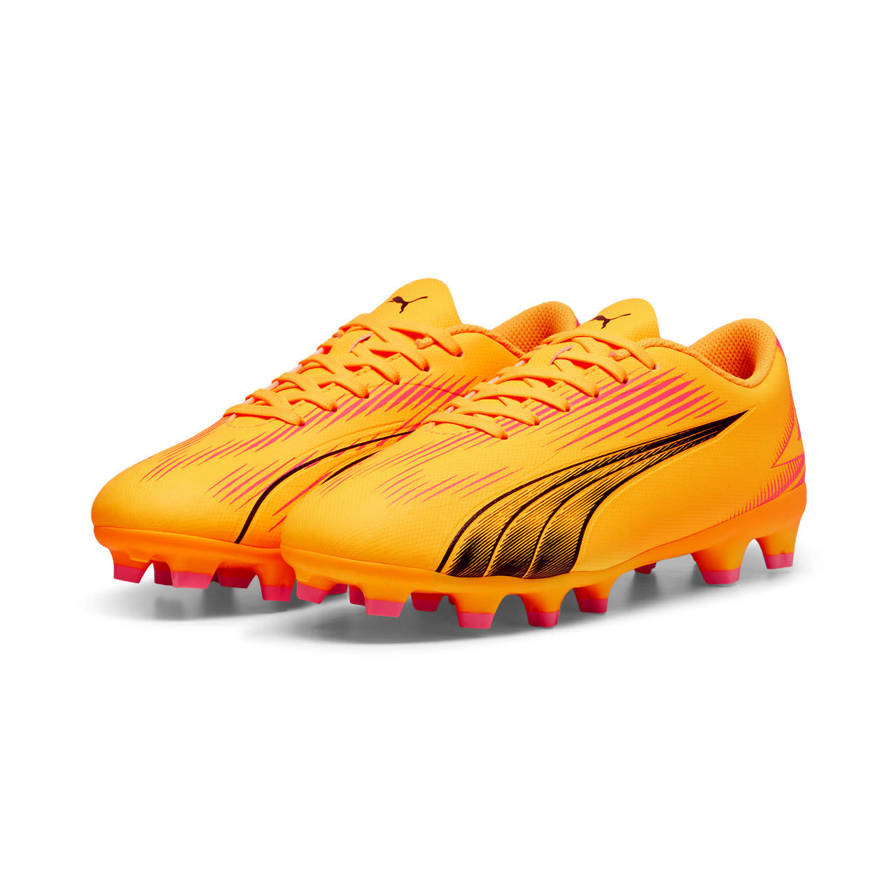 Puma Jr Ultra Play FG/AG - Sun Stream/Black/Sunset Glow