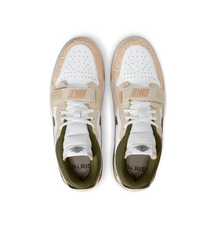 Nike Nike Air Jordan Legacy 312 Low PSG Paris Saint Germain Limited Edition Shoes - Sanddift/Hemp/White/Rough Green/Sequoia