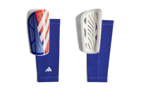 adidas Tiro 2024 League Shin Guards - Solar Red/Lucid Blue/White