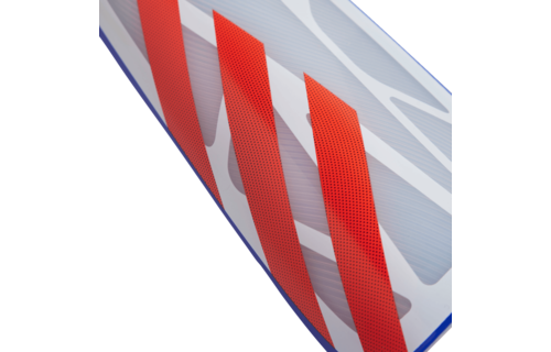 adidas Tiro 2024 League Shin Guards - White/Solar Red/Orange/Blue