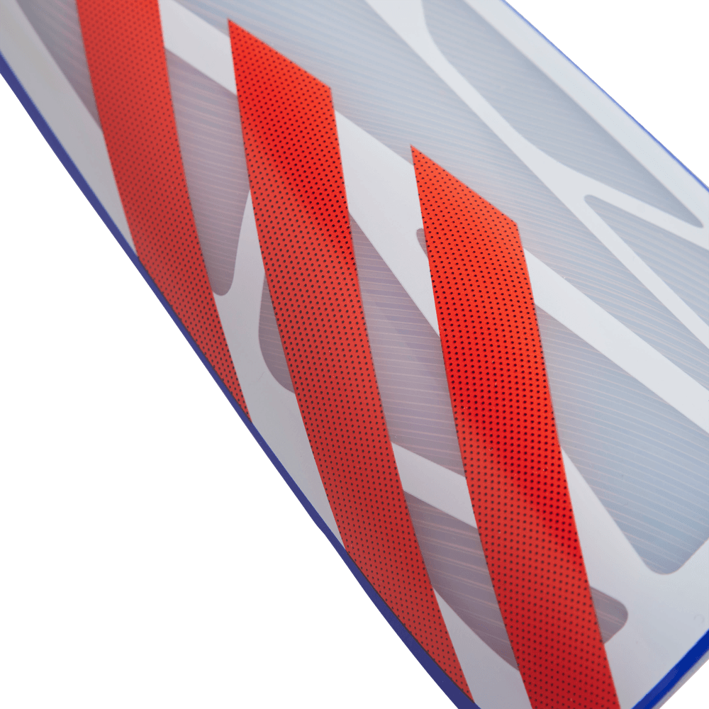 adidas Tiro 2024 League Shin Guards - White/Solar Red/Orange/Blue