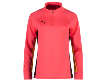 Puma Womens Blaze Quarter Zip Training Top - Sunset Glow/Black/Sun Stream