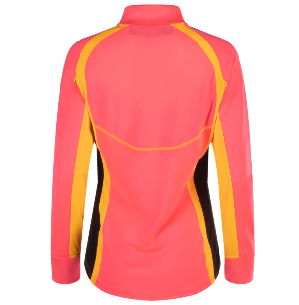 Puma Womens Blaze Quarter Zip Training Top - Sunset Glow/Black/Sun Stream