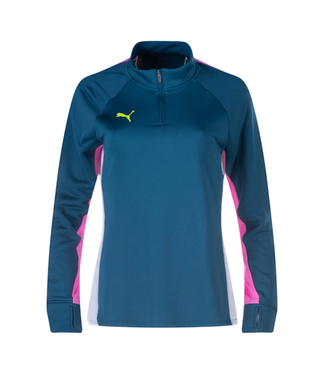 Puma Puma Womens Blaze Quarter Zip Training Top - Navy Blue/Amethyst