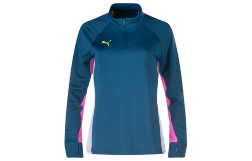 Puma Womens Blaze Quarter Zip Training Top - Navy Blue/Amethyst