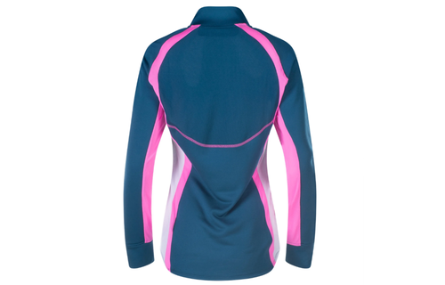 Puma Womens Blaze Quarter Zip Training Top - Navy Blue/Amethyst