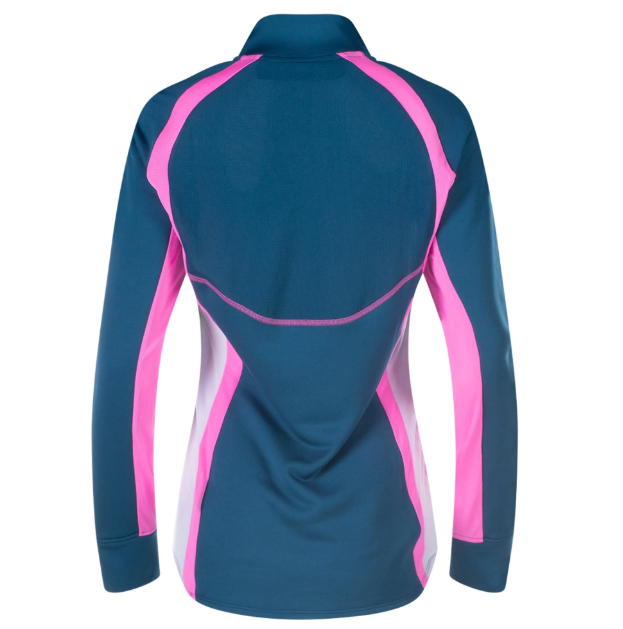 Puma Womens Blaze Quarter Zip Training Top - Navy Blue/Amethyst