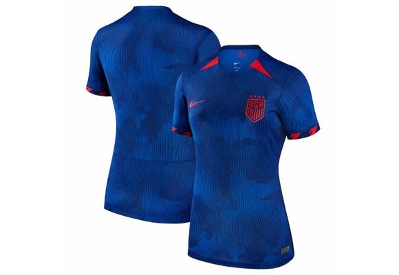 Nike USA United States WWC 2023 Womens World Cup ( 4 Stars) Away Jersey -Royal Blue/Speed Red