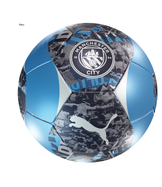 Puma Puma Manchester City 2024 - 25 ftBl Culture PreMatch Soccer Ball - Dark Indigo/Laser Blue