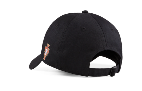 Puma Portugal 2025 Essentials Adjustable Fan Hat Cap - Black/Red
