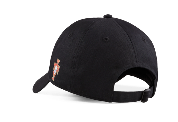 Puma Portugal 2025 Essentials Adjustable Fan Hat Cap - Black/Red