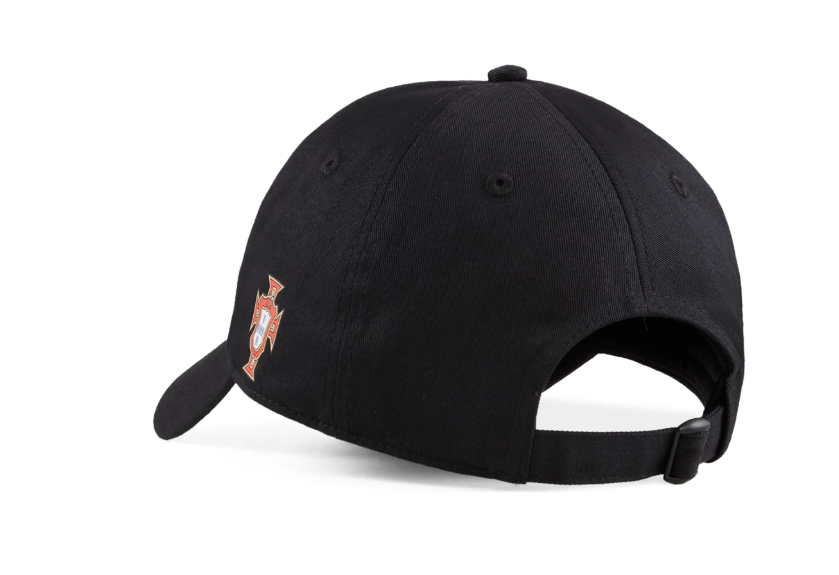 Puma Portugal 2025 Essentials Adjustable Fan Hat Cap - Black/Red
