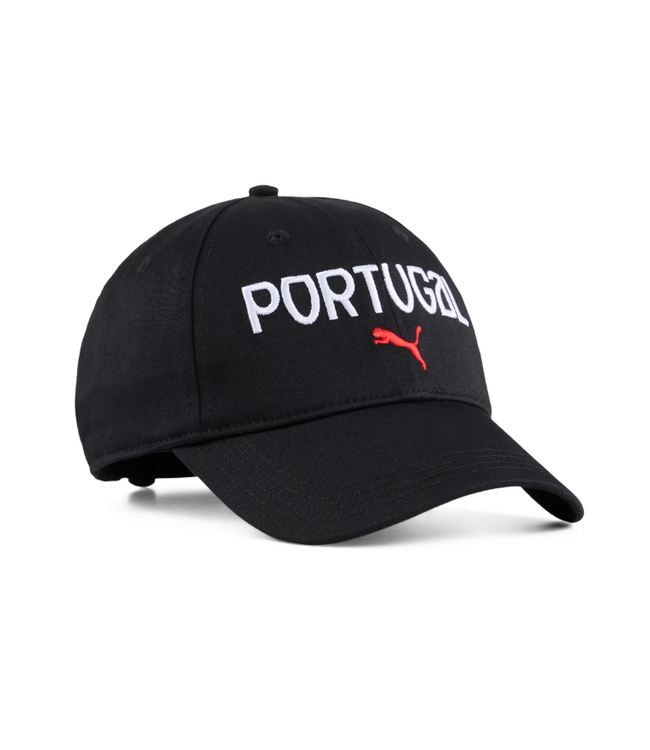 Puma Puma Portugal 2025 Essentials Adjustable Fan Hat Cap - Black/Red