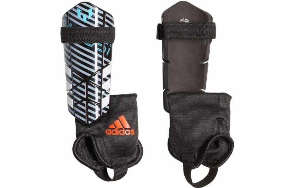 adidas  Jr Nemeziz Messi Shin Guards - Grey/Blue/White