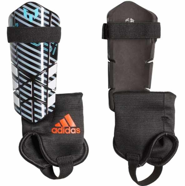 adidas  Jr Nemeziz Messi Shin Guards - Grey/Blue/White