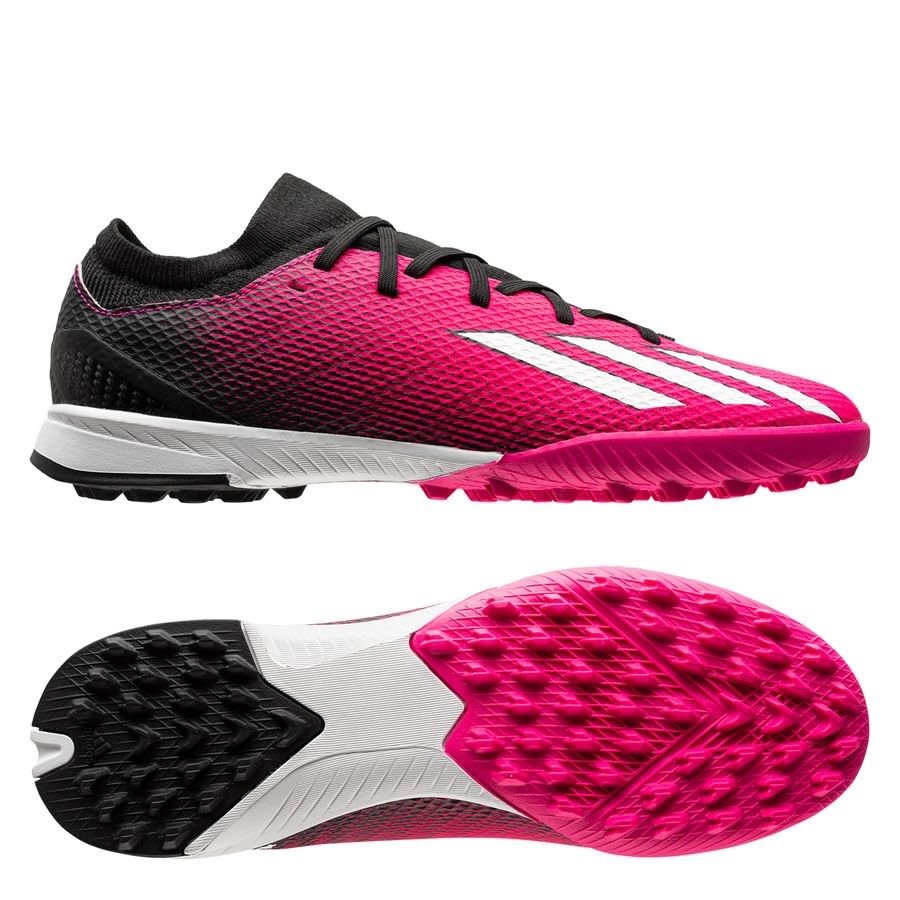 adidas Jr X Speedportal .3 OYF TF Turf - Shock Pink/Zero Metallic/Core Black