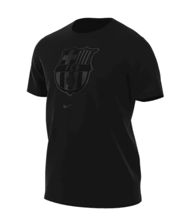 Nike Nike Barcelona 2023-24 Crest Tee Shirt - Blackout