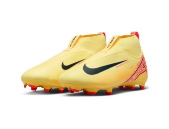 Nike Jr Zoom Mercurial Superfly 10 KM Mbappe Academy FG Cleats - Laser Orange/Armoury Navy