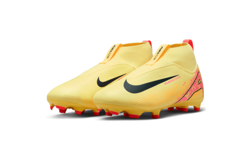 Nike Jr Zoom Mercurial Superfly 10 KM Mbappe Academy FG Cleats - Laser Orange/Armoury Navy