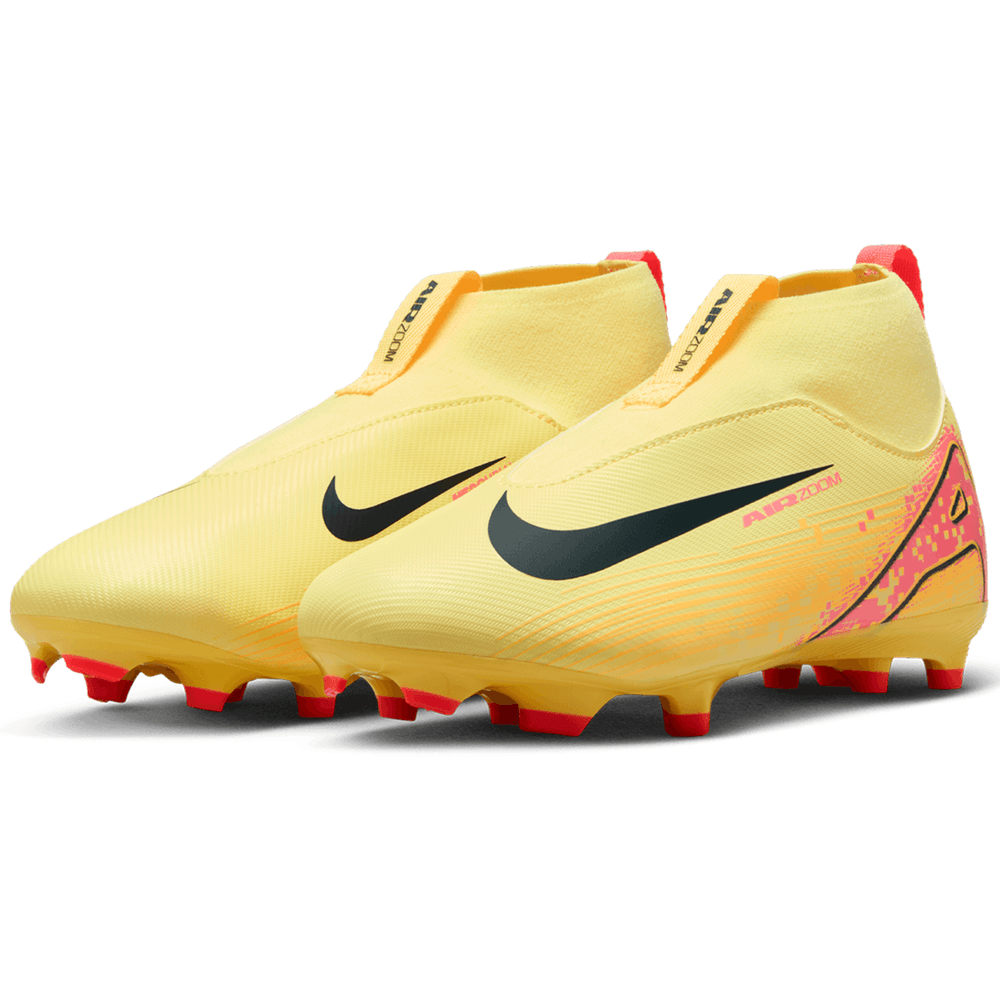 Nike Jr Zoom Mercurial Superfly 10 KM Mbappe Academy FG Cleats - Laser Orange/Armoury Navy