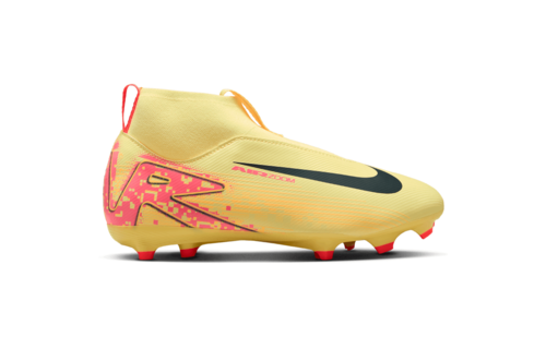 Nike Jr Zoom Mercurial Superfly 10 KM Mbappe Academy FG Cleats - Laser Orange/Armoury Navy