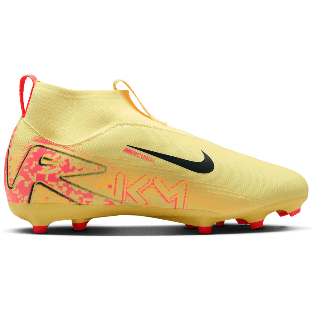 Nike Jr Zoom Mercurial Superfly 10 KM Mbappe Academy FG Cleats - Laser Orange/Armoury Navy