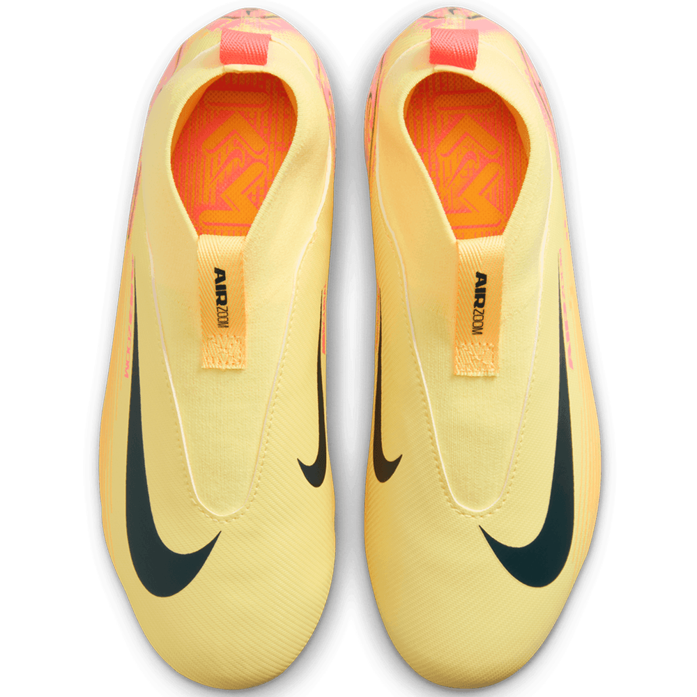 Nike Jr Zoom Mercurial Superfly 10 KM Mbappe Academy FG Cleats - Laser Orange/Armoury Navy