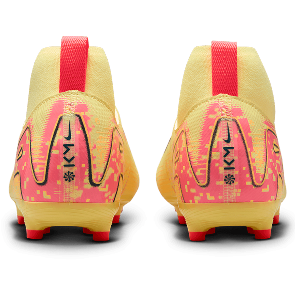 Nike Jr Zoom Mercurial Superfly 10 KM Mbappe Academy FG Cleats - Laser Orange/Armoury Navy