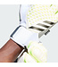 adidas adidas Predator Match Fingersave Goalkeeper Gloves - White/Lucid Lemon/Black