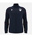 Macron Macron Red Star Belgrade 2023 - 24 Travel Player Full Zip Top -Navy Blue/White