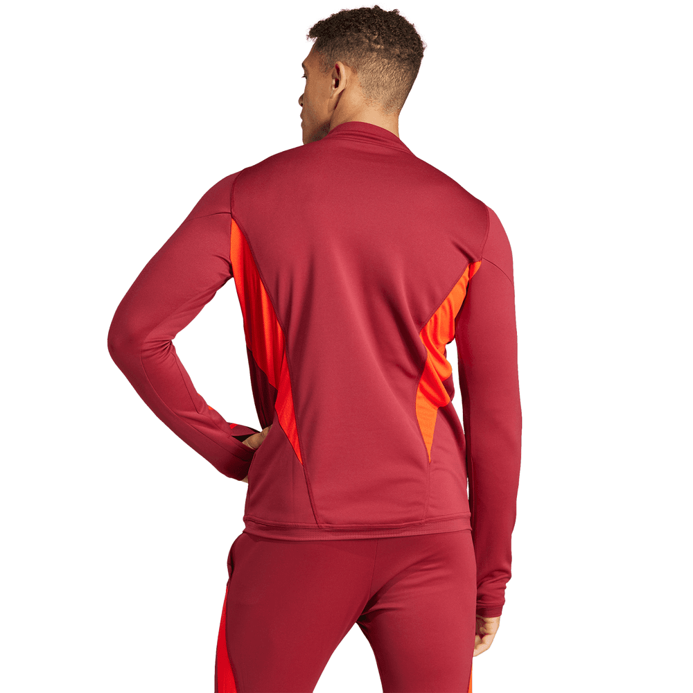 adidas Manchester United 2023 - 24 EU Tiro Training Top - Burgundy