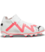 Puma Puma Jr Future Match FG/AG - White/Black/Fire Orchid